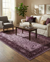 Horizon Collection Area Rug -  Apex (Purple) Rectangle Purple  lifestyle 11