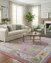 Arcadia Rugs Collection Area Rug - Eden (Pink) Rectangle Pink  lifestyle 17