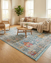 Arcadia Rugs Collection Area Rug -  Olympus Rectangle Blue  lifestyle 8