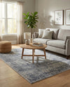 Coastal Manor Collection Area Rug -  Marina Rectangle Blue Gray  lifestyle 50