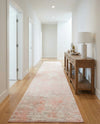 Luminara Sands Collection Area Rug - Elysium (Carnation Pink) Runner Carnation Pink  lifestyle 48