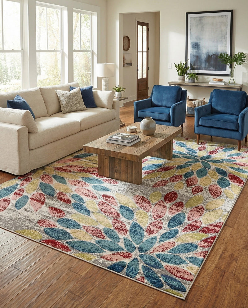 Savannah Elegance Collection Area Rug -  Riverfront Rectangle Multi  lifestyle 20