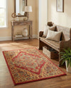 Persian Elegance Collection Area Rug -  Golestan Rectangle Red  lifestyle 35