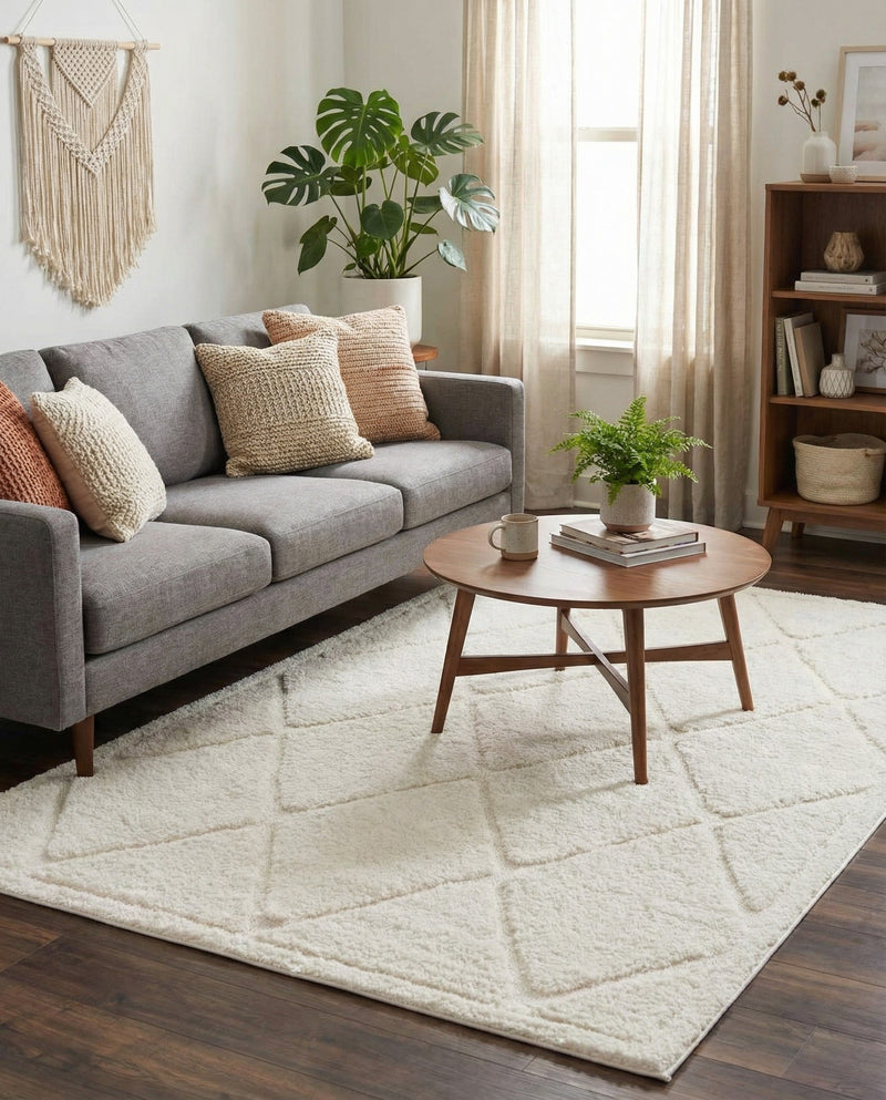 Trellis Haven Collection Area Rug - Havenwood Rectangle Ivory  lifestyle 24