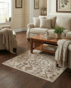 Andes Summit Collection Area Rug -  Merida Rectangle Dark Beige  lifestyle 26