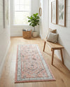 Adriana Terrace Collection Area Rug - Capri (Rose) Runner Rose  lifestyle 63