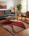 Autumn Meadow Collection Area Rug -  Emberglow Rectangle Multi  lifestyle 7