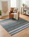 Laguna Sands Collection Area Rug -  Malibu Square Green  lifestyle 68
