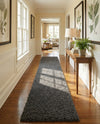 Plush Oasis Collection Area Rug - Serenity (Graphite Gray) Runner Graphite Gray  lifestyle 55