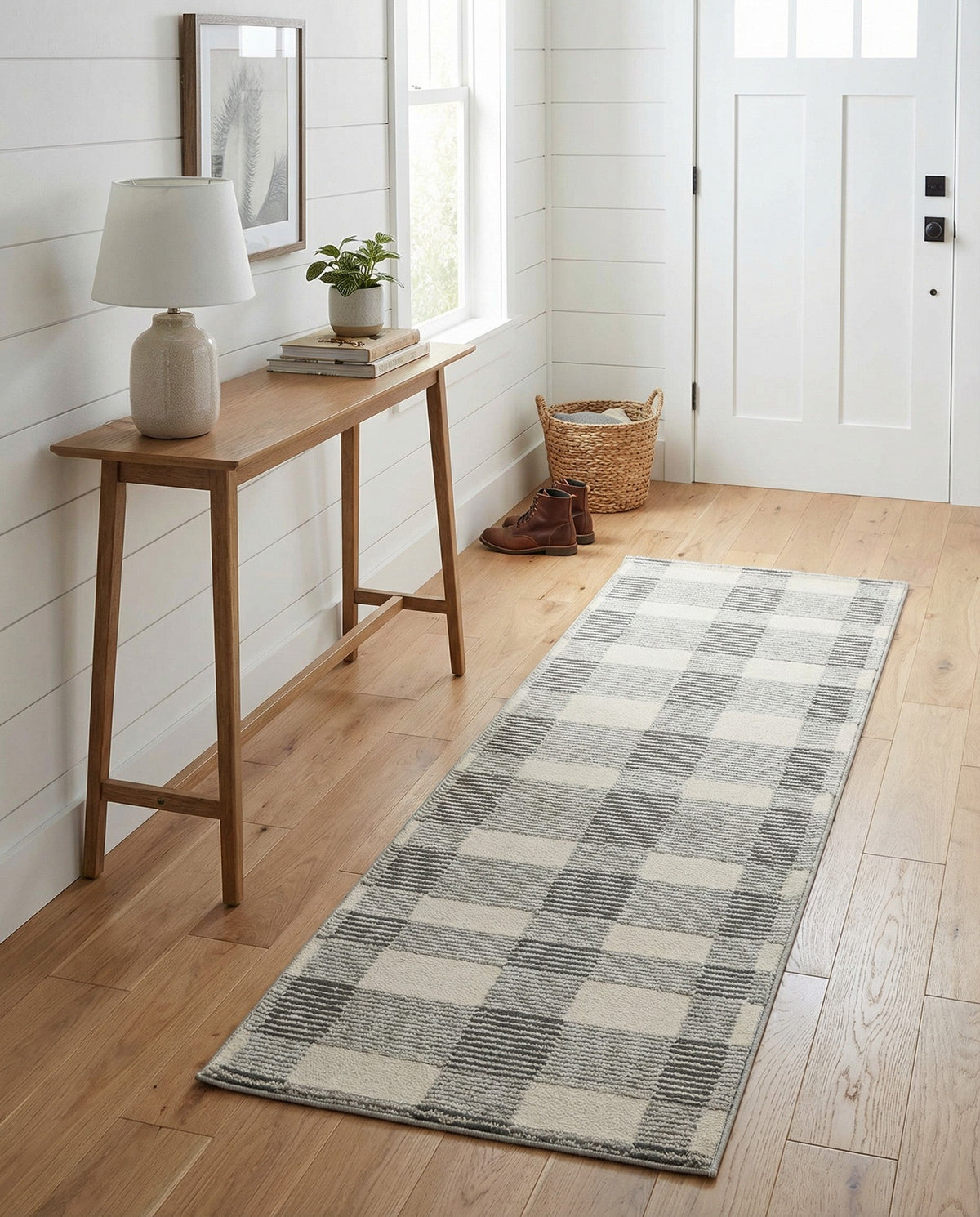 Haven Tapestry Collection Area Rug -  SereneCove Runner Slate Gray  lifestyle 52