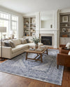 Coastal Manor Collection Area Rug -  Seagrove Rectangle Dark Blue  lifestyle 24