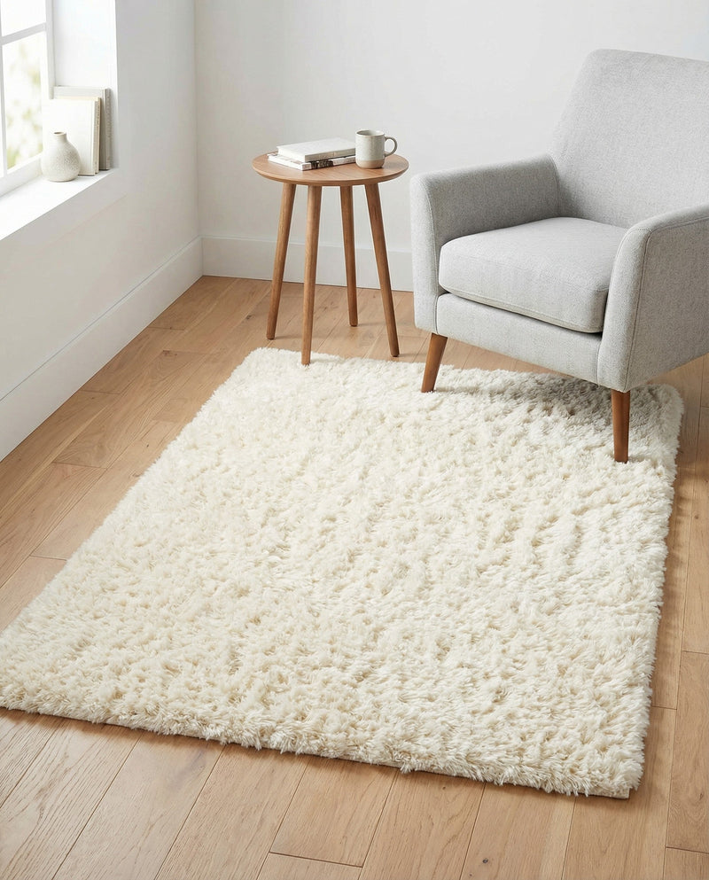 Eternal Plush Oasis Collection Area Rug -  Tranquility (Pearl) Rectangle Pearl  lifestyle 11