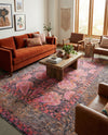Maranta Collection Area Rug - Paramaribo Rectangle Pink  lifestyle 16