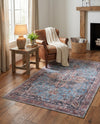 Zahara Oasis Collection Area Rug -  Casablanca Rectangle Blue  lifestyle 8