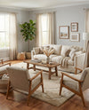 Trellis Haven Collection Area Rug -  Havencrest Rectangle Beige  lifestyle 29