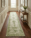 Dover Terrace Collection Area Rug - Marina (Green) Runner Green  lifestyle 30