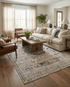 Coastal Manor Collection Area Rug -  Dunes Rectangle Dark Blue  lifestyle 22