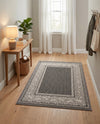 Soho Elegance Collection Area Rug -  Mercer (Gray) Rectangle Gray  lifestyle 9