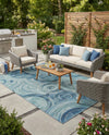 Urban Terrace Collection Area Rug -  Parkside Rectangle Light Blue  lifestyle 8
