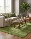 Studio Haven Collection Area Rug -  Gallery (Green) Rectangle Green  lifestyle 37