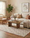Osian Looms Collection Area Rug - Colaba Rectangle White  lifestyle 26