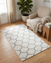Trellis Mosaic Collection Area Rug -  Pergolatown (Ivory) Rectangle Ivory  lifestyle 22