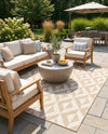 Urban Oasis Rugs Collection Area Rug -  Highrise (Beige) Rectangle Beige  lifestyle 14