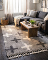 Cozy Cove Shag Collection Area Rug -  Driftwood Rectangle Light Gray  lifestyle 30