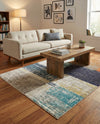 Colorburst Oasis Collection Area Rug - Palette Rectangle Multi  lifestyle 14