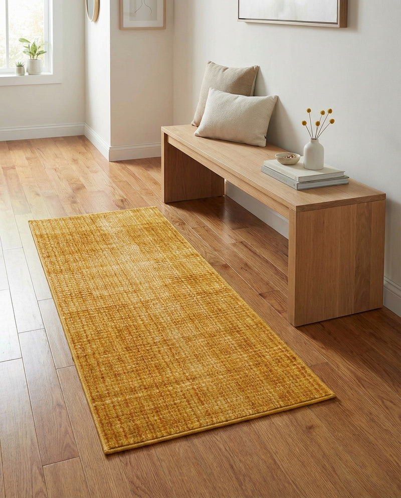 Jewel Oasis Collection Area Rug - Sapphire (Yellow) Runner Yellow  lifestyle 39