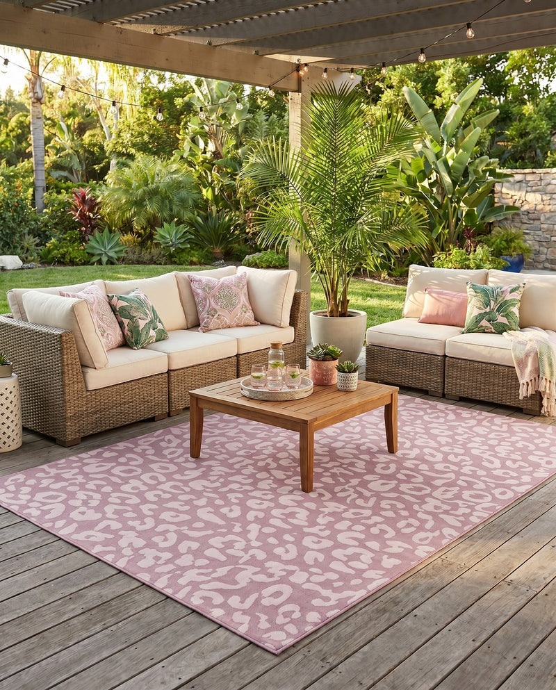 Savannah Escape Collection Area Rug -  Amazon (Pink Ivory) Rectangle Pink Ivory  lifestyle 16