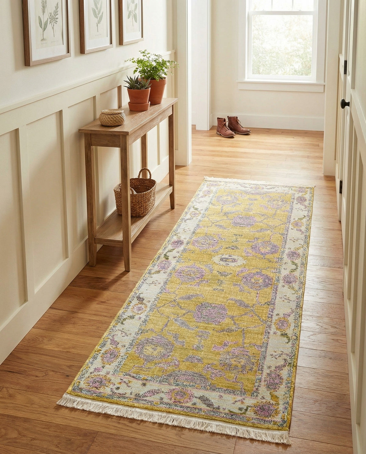 Arcadia Rugs Collection Area Rug - Eden (Green) Runner Green  lifestyle 71