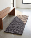 Woolen Sphere Collection Area Rug - Orbsburg (Gray) Runner Gray  lifestyle 28