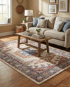 Eden Oasis Collection Area Rug -  Refuge (Cream) Rectangle Cream  lifestyle 20