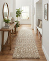 Berber Lattice Shag Collection Area Rug - Atlas (Light Brown) Runner Light Brown  lifestyle 33