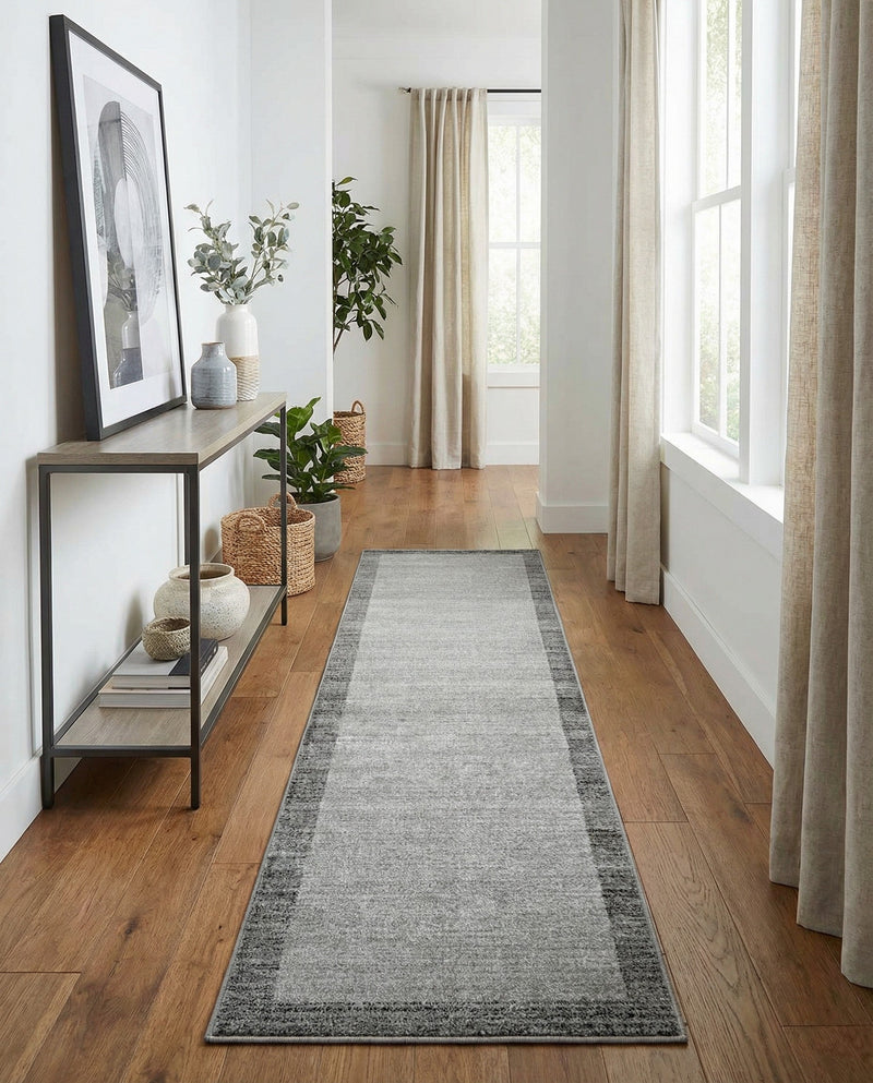 Studio Haven Collection Area Rug -  Conservatory (Light Gray) Runner Light Gray  lifestyle 57
