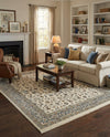 Persian Elegance Collection Area Rug -  Ardabil Rectangle Ivory  lifestyle 59