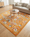Adriana Terrace Collection Area Rug -  Positano (Orange) Square Orange  lifestyle 43