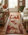 Autumn Meadow Collection Area Rug -  Goldentwine Runner Multi  lifestyle 41