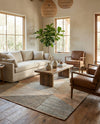 Desert Weave Jute Collection Area Rug -  Mojave Rectangle Multi  lifestyle 20