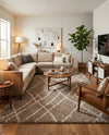 Cozy Haven Shag Collection Area Rug - Serenity (Khaki) Rectangle Khaki  lifestyle 13