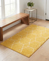 Trellis Mosaic Collection Area Rug - Arborville (Yellow) Rectangle Yellow  lifestyle 19