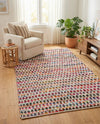 Woven Udaipur Collection Area Rug - Howrah Rectangle Multi  lifestyle 8