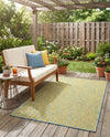 Urban Oasis Rugs Collection Area Rug -  Terrace (Yellow and Aqua) Rectangle Yellow and Aqua  lifestyle 6