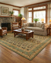 Chelsea Elegance Collection Area Rug -  Brompton (Light Green) Rectangle Light Green  lifestyle 26