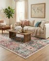 Savannah Elegance Collection Area Rug -  Azalea Rectangle Pink  lifestyle 39