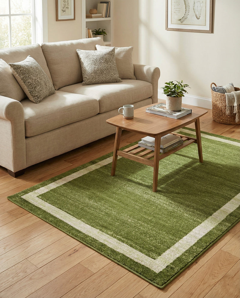 Studio Haven Collection Area Rug -  Alcove (Green) Rectangle Green  lifestyle 21