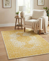 Dover Terrace Collection Area Rug - Marina (Yellow) Rectangle Yellow  lifestyle 22