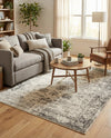 Riviera Elegance Collection Area Rug - Antibes (Gray) Rectangle Gray  lifestyle 32