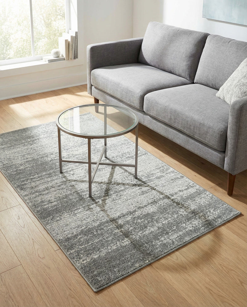 Studio Haven Collection Area Rug -  Gallery (Gray) Rectangle Gray  lifestyle 40